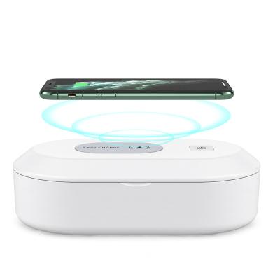 China Factory Wholesale Mobile Phone 3 in 1 Wireless Charger 15w Table Charger for Mobile Phone with Sterilization Box for sale