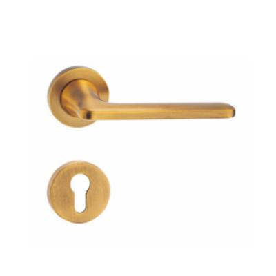 China Modern Long Handle Wooden Matte Cafe Door Handle Door Accessories Pull Handle for sale