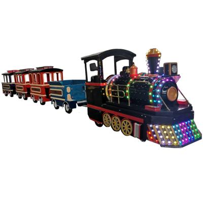 China Little Train Castle Amusement Rides Kiddie Park Train Rides Game Machine For Sale for sale