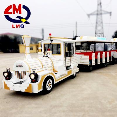 China CE Certification diesel Engine Capacity 40 seats city use trackless train Te koop