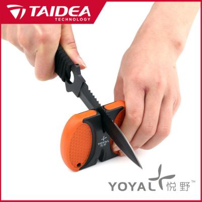 China YOYAL Ceramic Camping Knife and Carbide Outdoor Knife Sharpener for sale