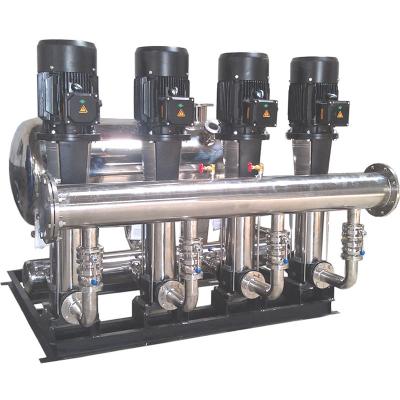 China Stainless Steel Commercial Vertical Buildings HRZL WF Centrifugal Electric Pump Water Supply Device With Steady Flow Tank for sale