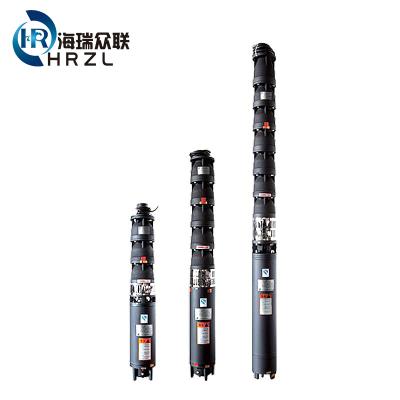 China High Buildings HRZL QJ Commercial Multistage Well Head 120hp 400m Deep Well Submersible Pump for sale