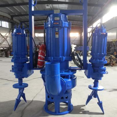 China Industrial Wear Resistant Submersible Sand Dredger Alloy Chromium Mining Sand River Suction Boilers 22kw 380v Electric Water Pump for sale