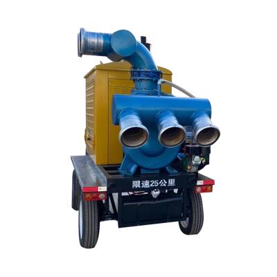 China Commercial Buildings Flood Prevention Flooding Self Dismountable High Lift Self Priming Pump Tractor for sale