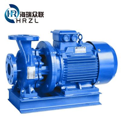 China Commercial Buildings ISW Single Stage Electric Single Suction Water Horizontal Centrifugal Pump for sale