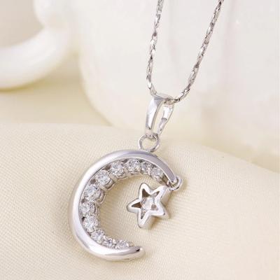 China Fast Delivery Big Jewelry Stone Brass Zirconia Copper Pendants Necklace For Woman for sale