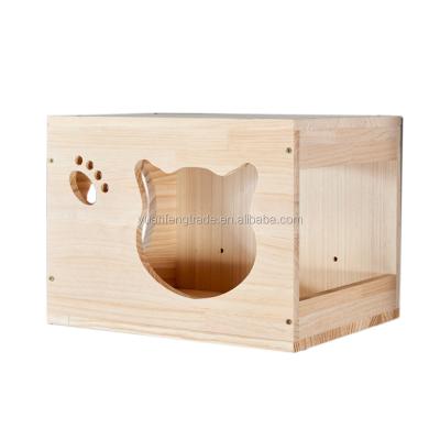 China New 2021 Viable Cat Shelf Wooden Cat Tree &Tower Wall Mounted Modular Housing & House Cat Furniture for sale