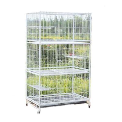 China Breathable Large Dog Cat Display Three-Layer Pet Breeding Cage Cage for sale