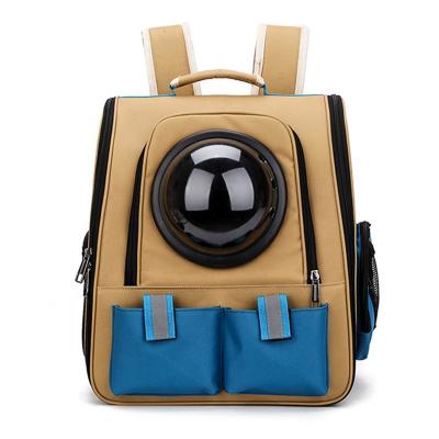 China 2021 New Design Breathable Capsule Pet Carrier Bag& Portable Pet Travel Backpack For Dog Cat Parrot Carrier for sale