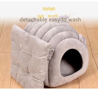 China Wholesale Breathable Tent And Nest Of Pet Accessories Princess Style Stereo Pet Bed Dogs Cats Beds Bedroom Pet Nest for sale