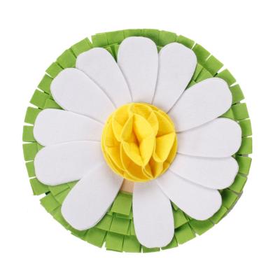 China WOGOZAN Daisy Daisy Snuffle Mat With Steady Soft Sniffing Mat Nose Work Toy for sale