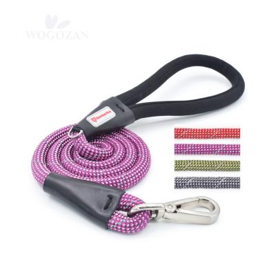 China Dog Leash Strap Rubber Outdoor Chain Rope Stored With Hook Training Lead Collars Pet Walking Rope for sale