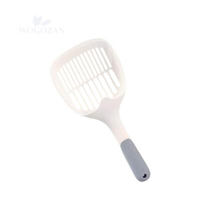 China Durable Kitten Litter Scoop Plastic Shovel Double Stocked Cat Litter Scooper Deep Hooks for sale