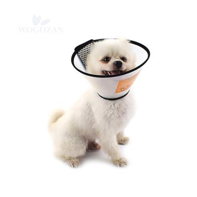 China Viable Retail Elizabethan Circle Bite Anti Lick Protective Circle E Collar Cat Dog Recovery Collars Neck Pet Cone for sale