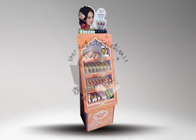 China Corrugated Paper Cardboard Advertising Displays / Cleaning Facial Cleanser Display for sale