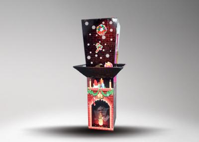 China Custom Cardboard Display Stand With Colorful Printing For Christmas Festival for sale