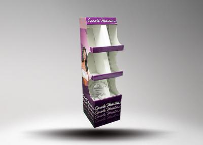 China Purple POS Custom Stable Cardboard Advertising Displays for Underwear for sale