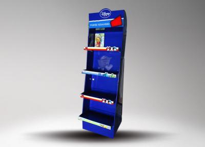 China Durable / Freely Foldable Cardboard Retail Book Display Stands For Cartoon Book for sale