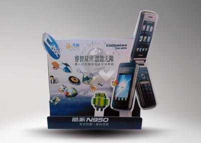 China Counter cardboard standee / advertising standee for show phones with 4C printing for sale