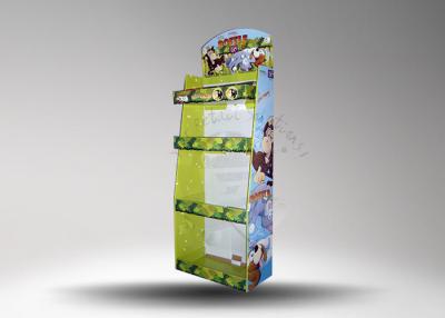 China Cardboard Floor POS Toy Display Shelves for Toy Shop , Countertop Display Racks for sale