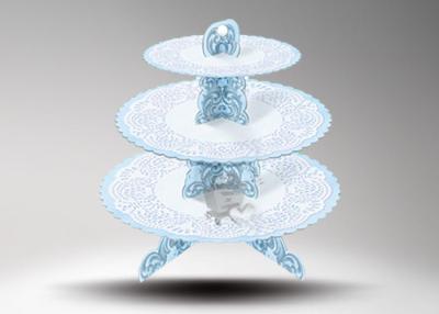 China Recyclable Decorative Paper Cake Stands / Cup Cake Holder 3 - layer for sale