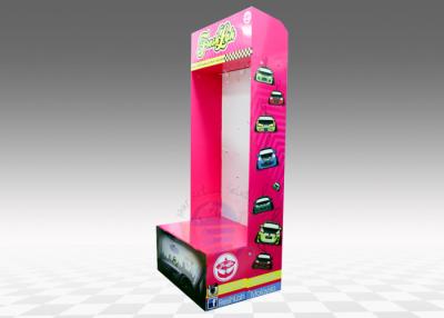 China Toy Promotional Sidekick Display With Custom Pink / Branded Logo for sale