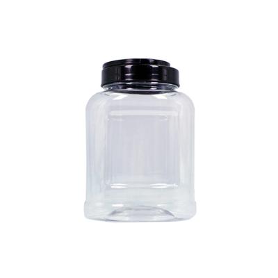 China Non-toxic tasteless Shaped Bottle Transparent Manufacturer Small Plastic Bottles Jar For Food Containers for sale