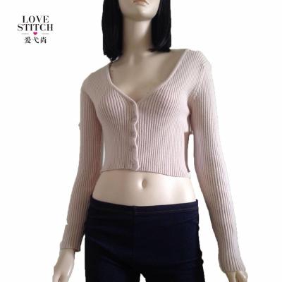 China OEM anti-pilling shape fit cardigan slim young ladies sweater 2018 wholesale factory price latest design with best selling for sale