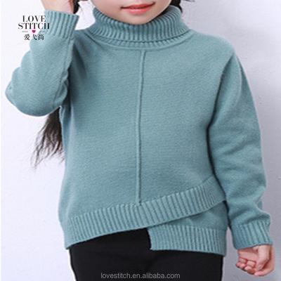 China Anti-pilling OEM factory in china wholesale latest fancy design collar boys and girls tops knitting sweater for sale