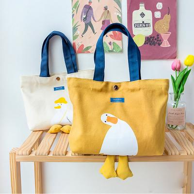 China Customized Canvas Carry Shoulder Eco-Friendly Light Weight 170gsm Reusable Cotton Eco-Friendly Tote Bag For Women for sale