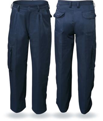 China Good quality 100% cotton twill woven workwear anti-shrink working trousers with pockets for sale