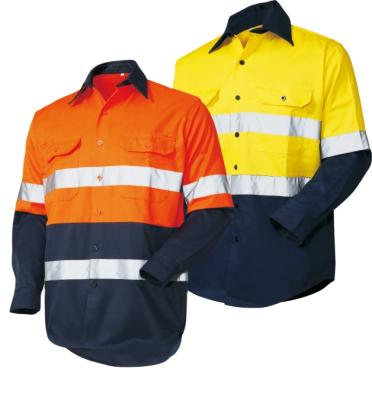 China LED SNAP High Quality Back Style Breathable Quilting Reflective Workwear Risk Free for sale