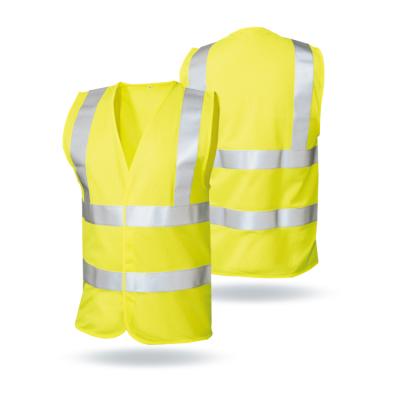 China LED SNAPSHOT LX656 100% Polyester Knitted Fabric FR Safety Vests Reflective Pockets for sale