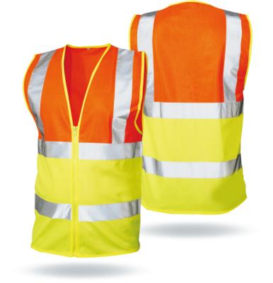 China EN20471 SNAPSHOT LED Reflective Vest Traffic Visibility Coat Protective Device for sale