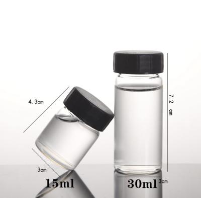 China Screw Cap Bottle 60ml125ml High Borosilicate Glass Reagent Flask Luxury High End Chemical Sampling Bottle for sale