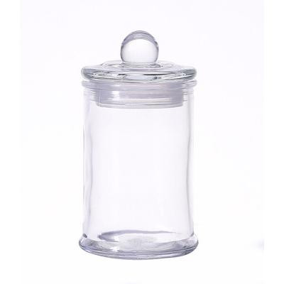 China Edible glass jar Nordic empty storage jar bottle for sale