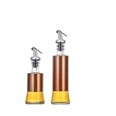 China Food China Supplier Direct Selling Wholesale Olive Oil Glass Bottle Leakproof Cooking Wine Bottle for sale