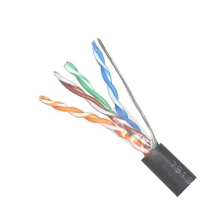 China Telecommunication factory price ftp CAT5e communication 4 pairs cftv cable PE PVC waterproof jacket outdoor Ethernet cable for sale