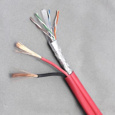 China Indoor/Outdoor High Quality FTP CAT6 Cable Siamese Ethernet Cable for sale