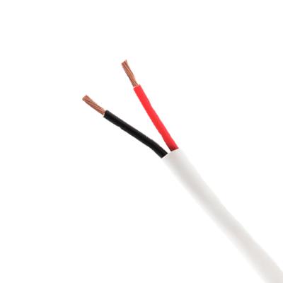 China Safety Oxygen Free Bare Copper Cable Indoor 16AWG 2 Core Transparent Speaker Cable for sale