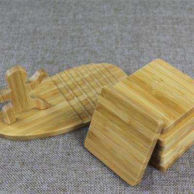 China Sustainable Tea Cup Coaster Wooden Drink Coaster for sale