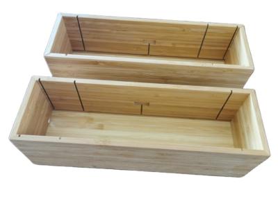 China Eco - Friendly Customized Bamboo Cable Organizer Box for sale