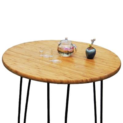 China (Others)Modern Wooden Adjustable Bamboo Round Table Table Furniture for sale