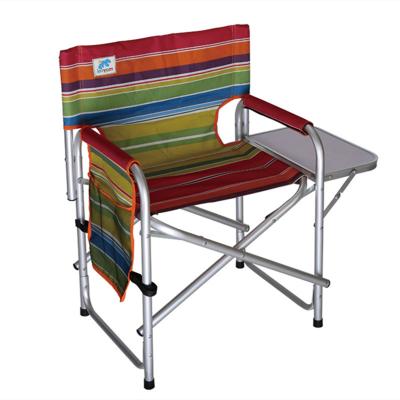 China Modern Custom Lightweight Metal Aluminum  Folding Chair  Outdoor Camping Directors Chair Wholesale for sale