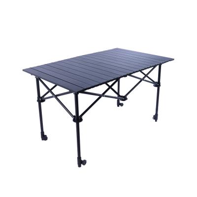 China Easy Carrying Outdoor  garden Portable Folding Camping lightweight Table Aluminum  for picnic bbq adjustable table for sale