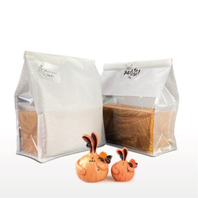 China New Recyclable High Quality Paper Food Bag Plastic Bread Packaging Bag for sale