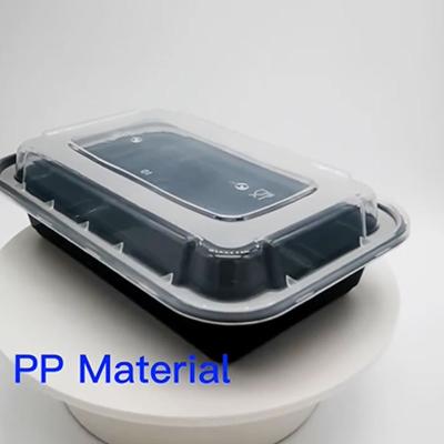 China Hot sales Microwavable pp disposable plastic food container with cheap price for sale