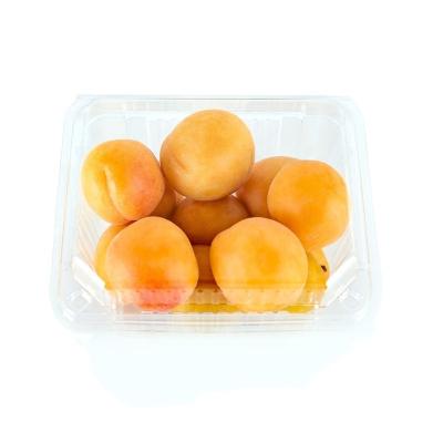 China 1000g Disposable PET Disposable Transparent Fruit Plastic Clamshell Customized Packaging Box for sale