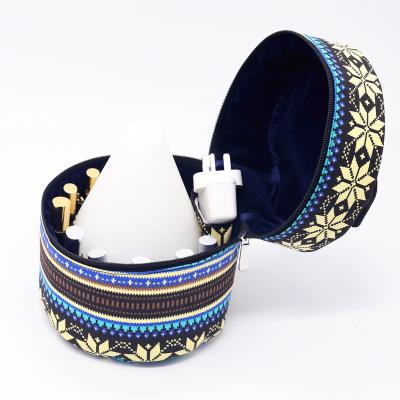 China Fashion 10 Bottles Travel Essential Oil Carry Case Diffuser Bag Packaging Essential Oil Storage Bag For Aromatherapy for sale